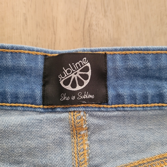 Denim Jean Skirt sz 8 - Picture 5 of 6